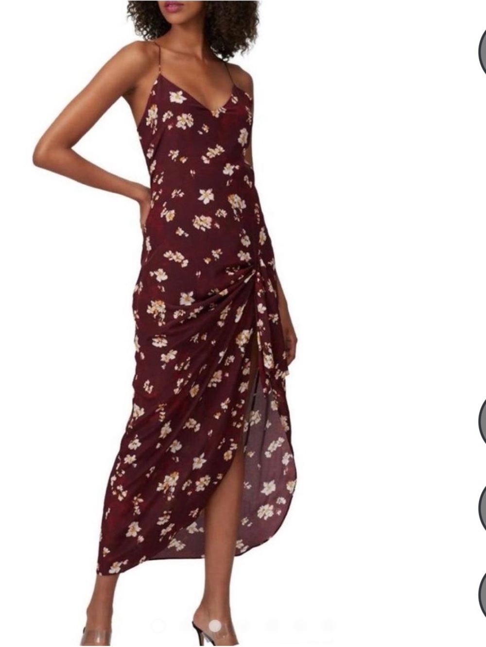 Caroline Constas silk midi dress sz SMALL
